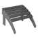 Outdoor Poly Adirondack Chair With Side Table And Ottoman 5-Piece Set