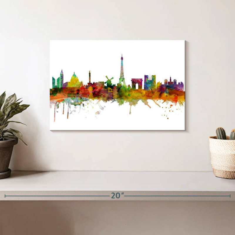 Paris, France, horizon VI, H 8 po x l 12 po