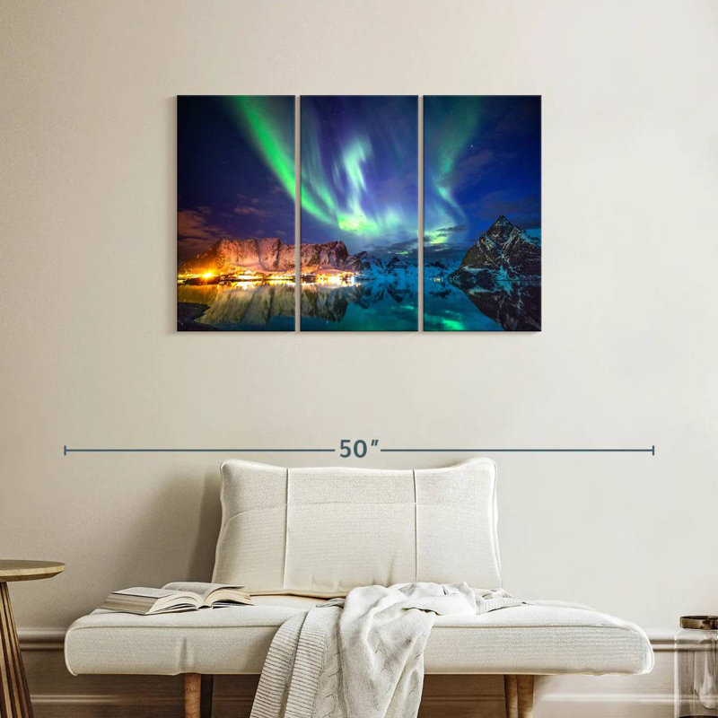 Alvord Lofoten Aurora Lights, 24" H x 38" W