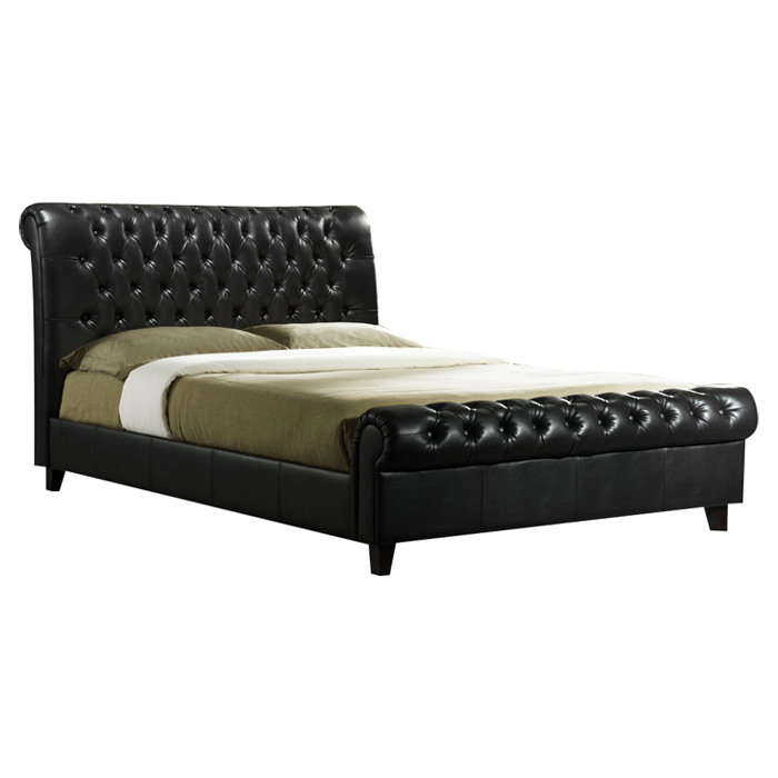 Upholstered Bed, Kingsize (5'), Brown