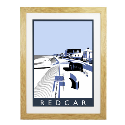 'Redcar in Snow' 1 Piece Wall Art