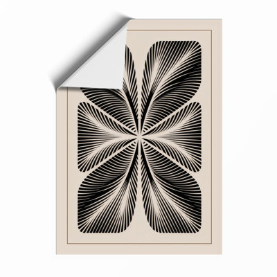 Radiant Mandala Geometric - Framed Print