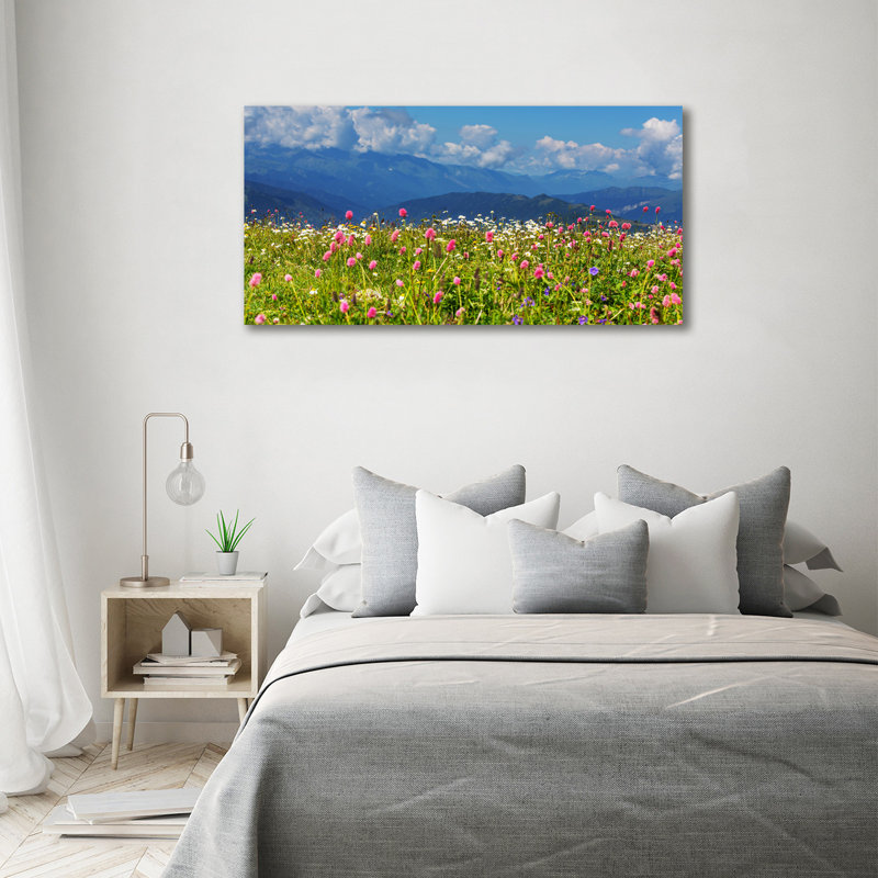 Meadow In The Mountains - Wrapped Canvas Print