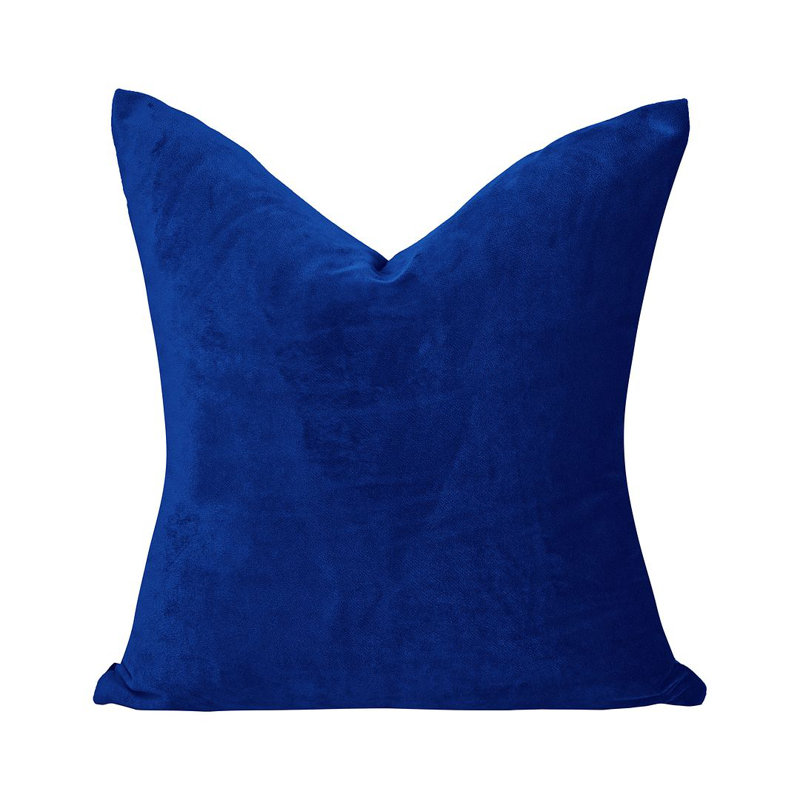 Matte Velvet Cushion Cover - 1 Pc, Blue, 30cm x 30cm
