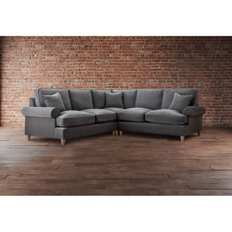 Longfellow Modular Corner Sofa, Symmetrical, Charcoal