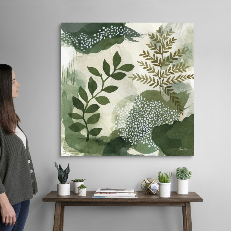 Art mural sur toile Woodland Walk I, Toile tendue, H 36 po x l 36 po