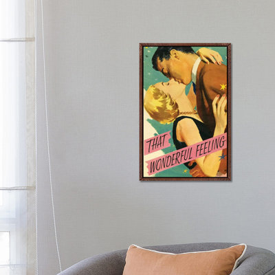1954 That Wonderful Feeling Magazine Plate by The Advertising Archives - Gallery-Wrapped Canvas Giclée on Canvas