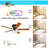 52'' Ceiling Fan with LED Lights