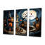 Ensemble de salon Playful Fantasy Town Magical Full Moon - Landscape Wall Art-1028529500-1028529501