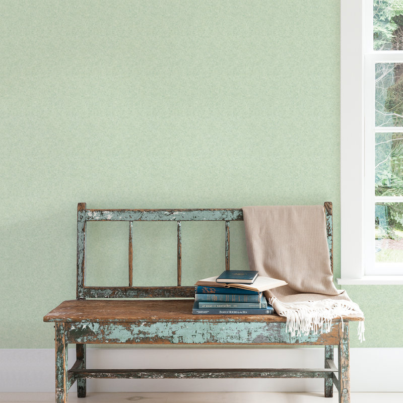 Amalburga 10m x 53cm Matte Wallpaper Roll, Blue/Green