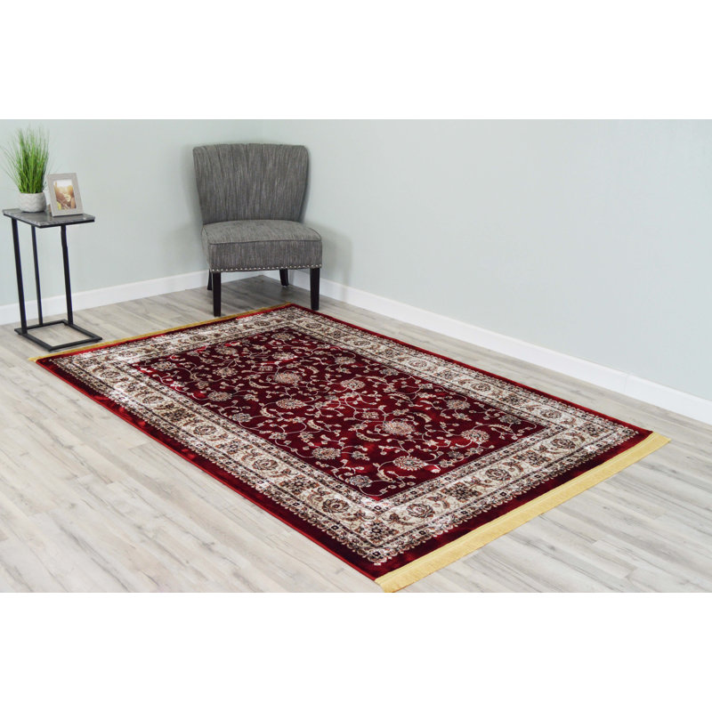 Darwen Performance Oriental Indoor Rug, Rectangle 5'2" x 7'5"