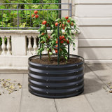 Blandenburg Galvanized Raised Planter: Rustproof & Bottomless Drain
