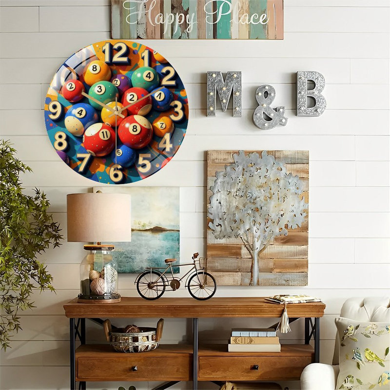 Horloge murale 12 po