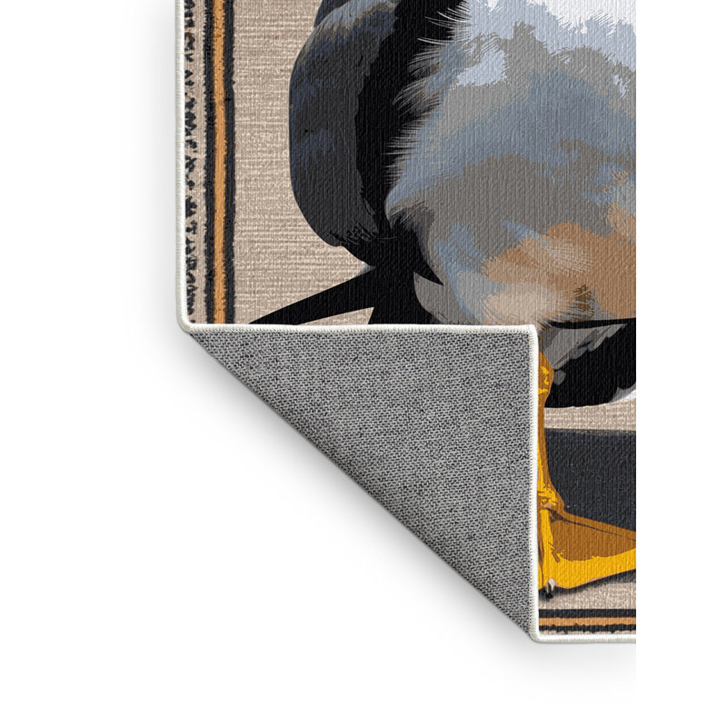  Tapis lavable Great Gull Birds, Rond 8 pi