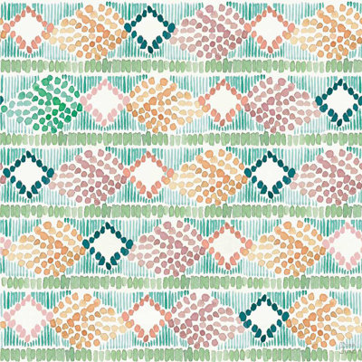 Motif de méandres en macramé VI
