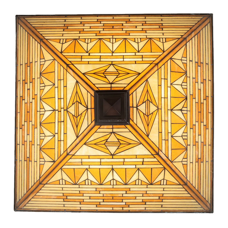 Valencia Mission 4 - Light Flush Mount