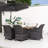 6 - Person Wicker Patio Dining Set With Rectangular Table , Cushions Included