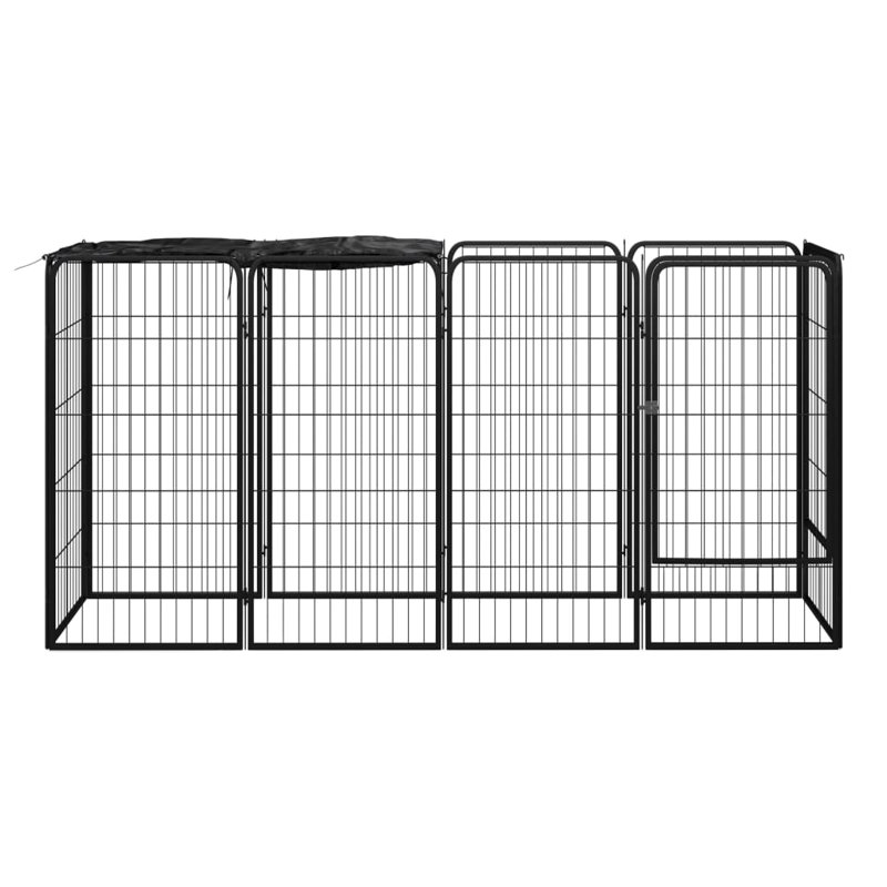 Fitzpatrick Steel Exercise Pen With Door, 200 x 50 x 100 cm
