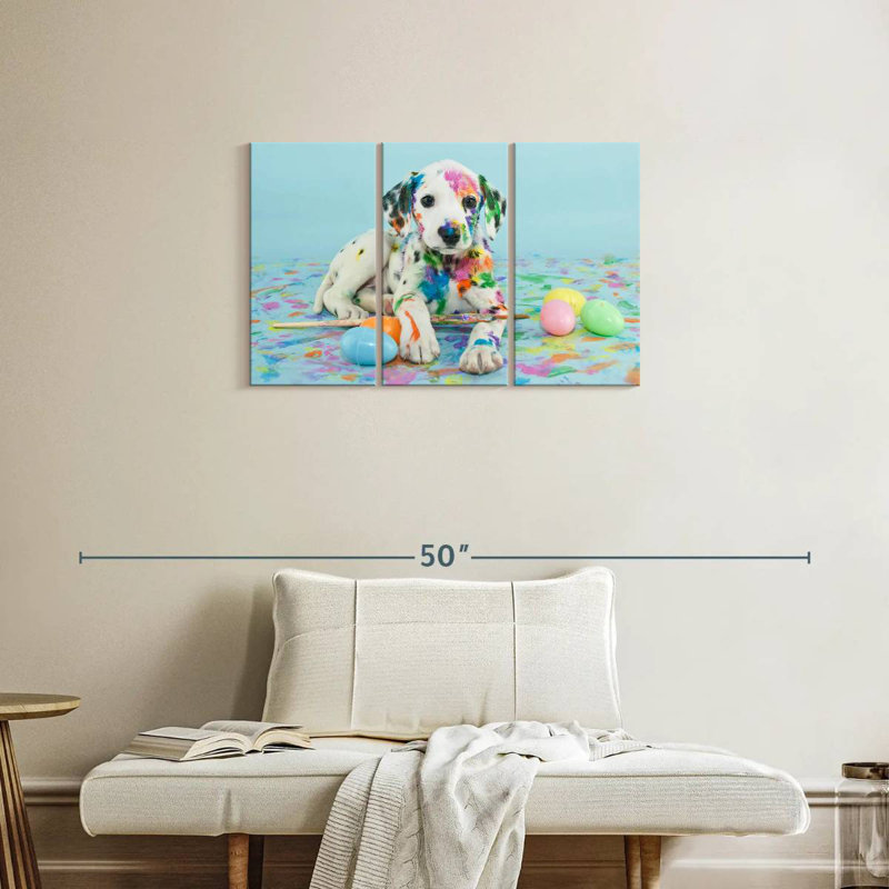 Brampt Easter Dalmatian Puppy, 20" H x 33" W