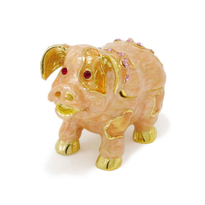 Boîte à bijoux cochon