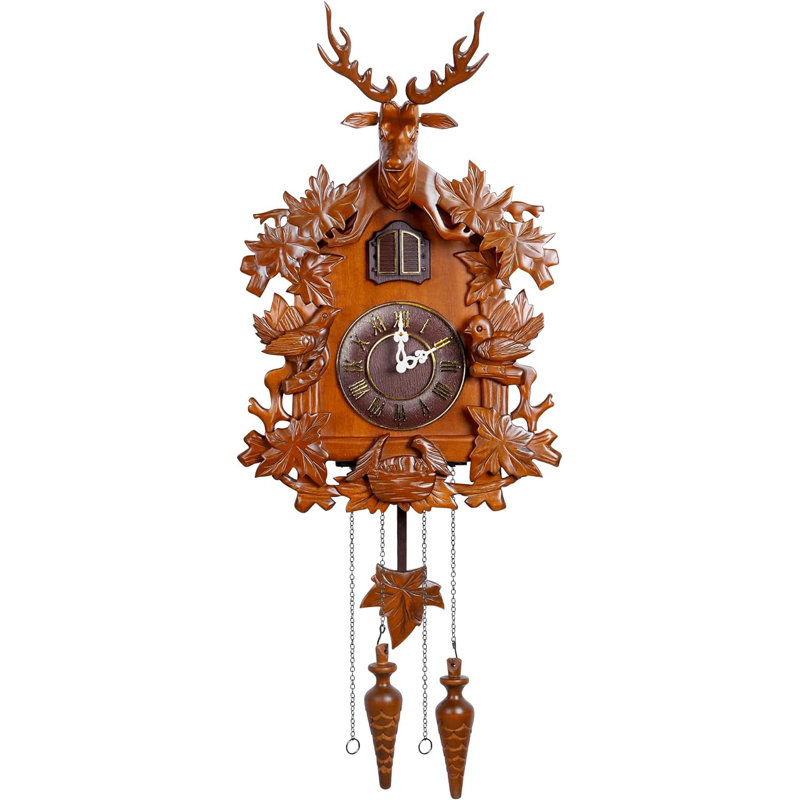 Jeniveve Solid Wood Wall Clock
