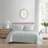 Ensemble de courtepointe en coton rayé vert Stone Cottage Willow Way-108648899