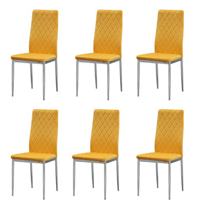Knisely 46cm H Velvet Upholstered Side Chair