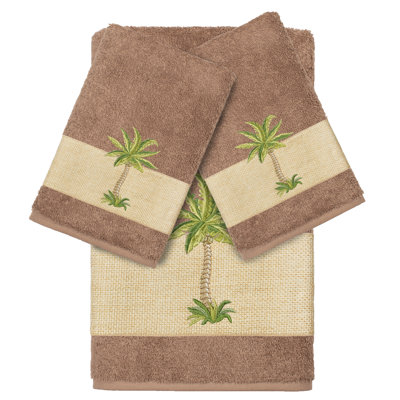 Colton 3 Piece 100% Premium Turkish Cotton Towel Set