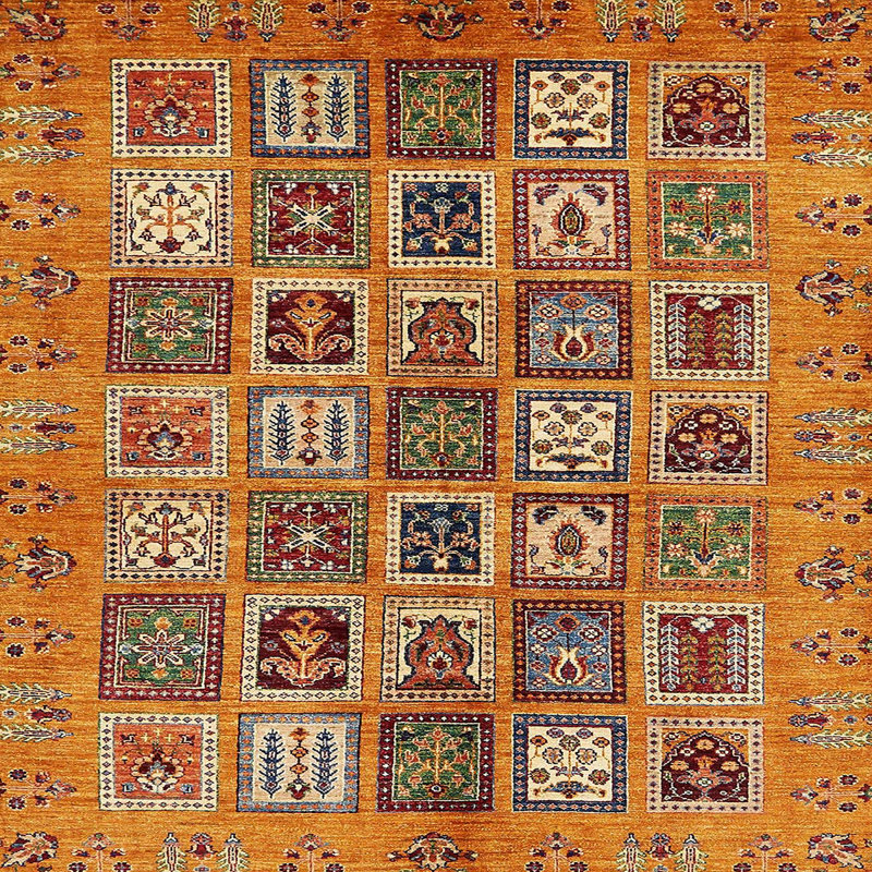 Abstract Indoor Rug, Square 3'
