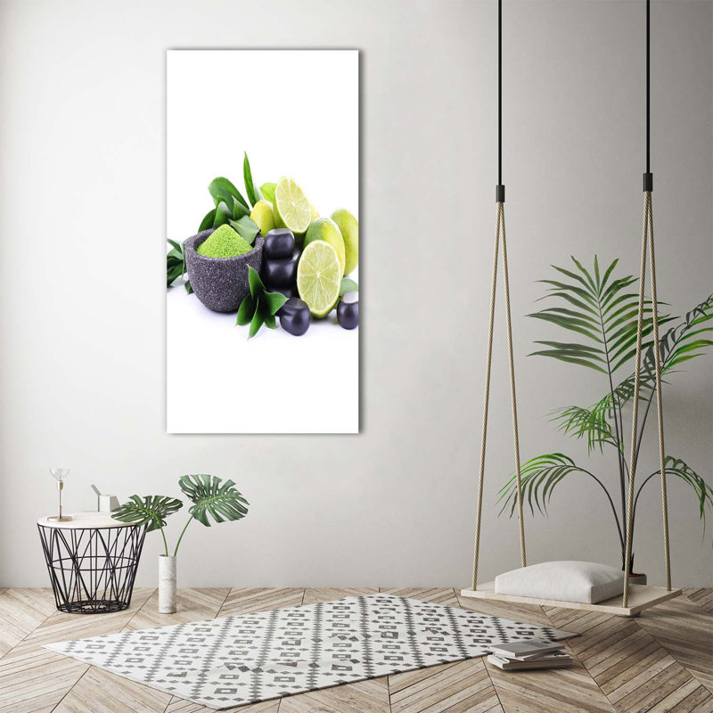 Citruses And Stones - Wrapped Canvas Print