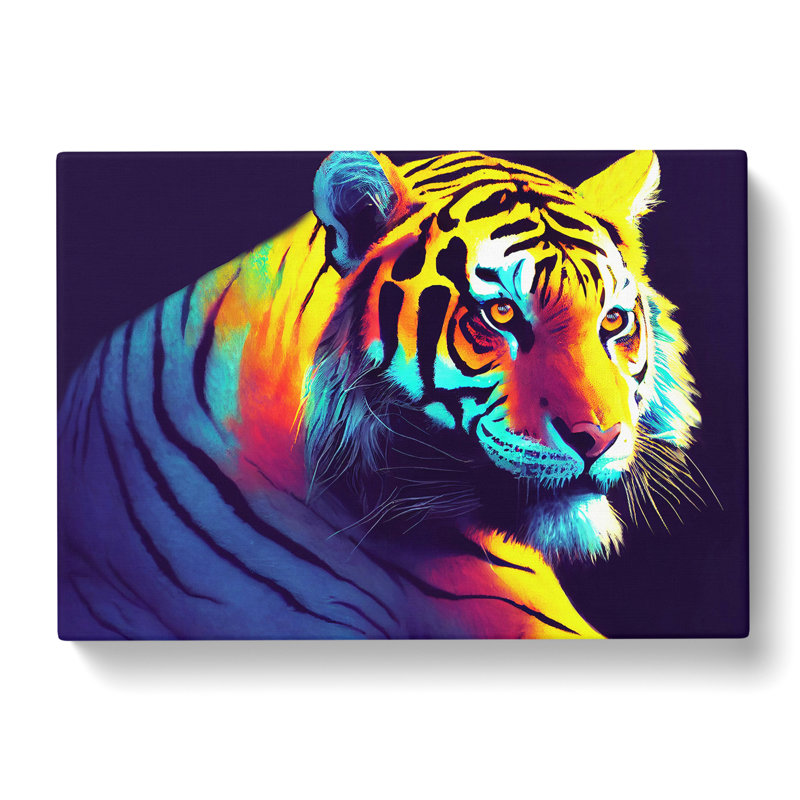 Tiger Colours Vol.1 - Wrapped Canvas, 35cm H x 50cm W x 3cm D