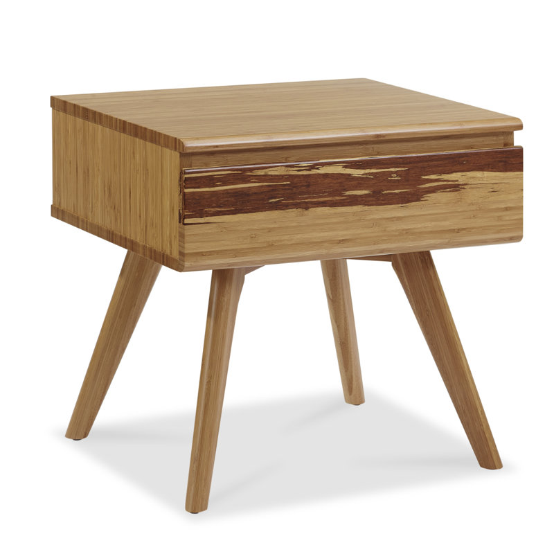 Briarcliff 22'' W Bamboo Nightstand, Beige