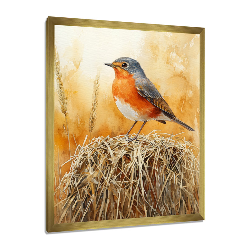 Juilliard - animaux, impressions sur toile, H 44 po x l 34 po, Reproduction encadrée d'une seule photo, Doré