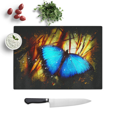 Butterfly Vol.7 Paint Splash Chopping Board