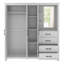 Limestone 3-Door Combi Fitment Wardrobe-108940894
