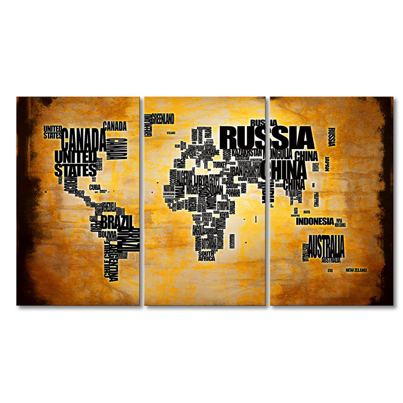 3 Piece Wrapped Canvas Print
