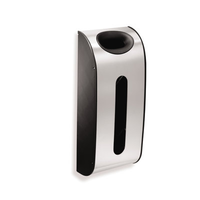 Simplehuman Wall Mount Grocery Bag Dispenser, Brushed Stainless Steel