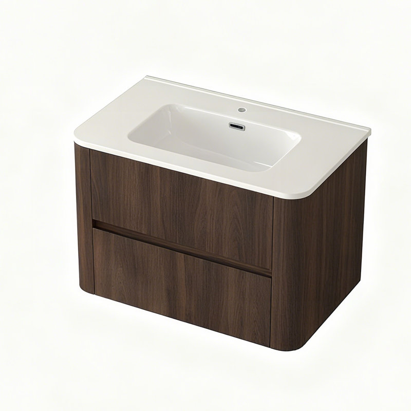 Meuble-lavabo mural simple 30 po avec lavabo