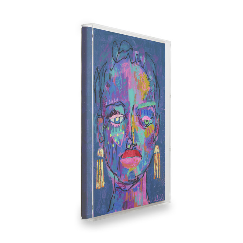 Reproduction d'ombre sur papier beaux-arts, Boîte-cadre, H 30 po x l 40 po