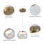 1 - Light Gold LED Single Pendant