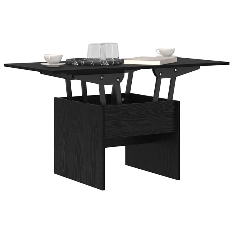 Lift Top Coffee Table, Black Oak