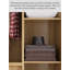 Armoire à portes coulissantes en bois d'hévéa de style américain-1004874352