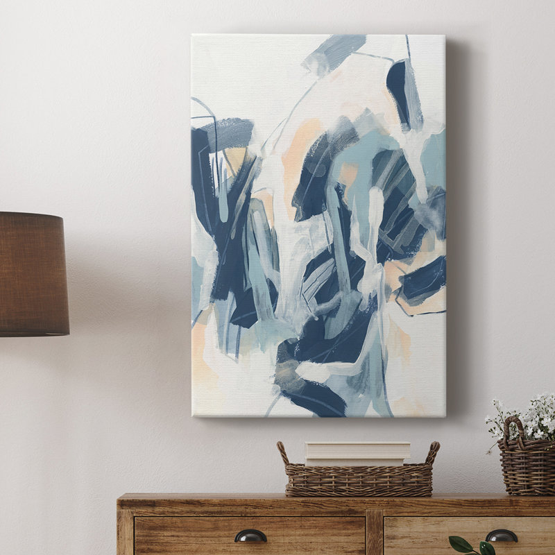 Mélodie entrelacée I - galerie sur mesure, H 18 po x l 12 po