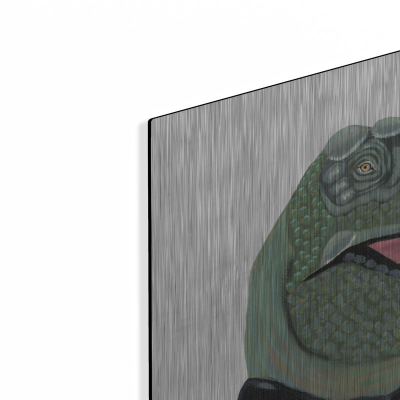 Luxe Art en métal «Mr. Rex «By Ashley Justice, métal« Mr. Rex »par Ashley Justice, H 24 po x l 24 po