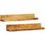 Tablette murale en bois massif