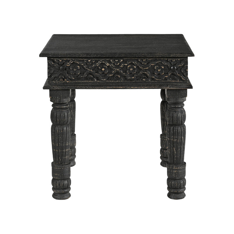 Table de bout Aarohi, Noir
