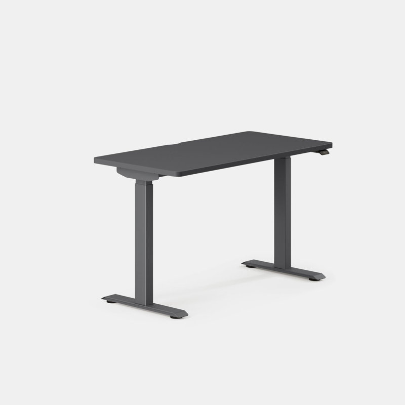 Duo Standing Desk, Charcoal, Charcoal, 47.3" H x 48" W x 24" D