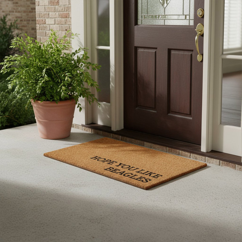 Hope You Like Beagles Doormat, 24"x36", Beagles, 24" x 36"