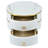 Stackable Coffee Table With 2 Drawers, Nesting Tables With Brown Tempered Glass, Set Of 2-246429484