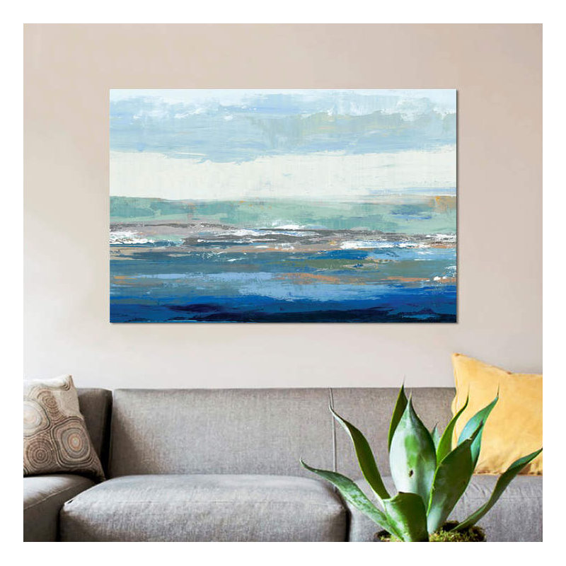 « big wave », reproduction sur toile, H 8 po x l 12 po x P 0,75 po